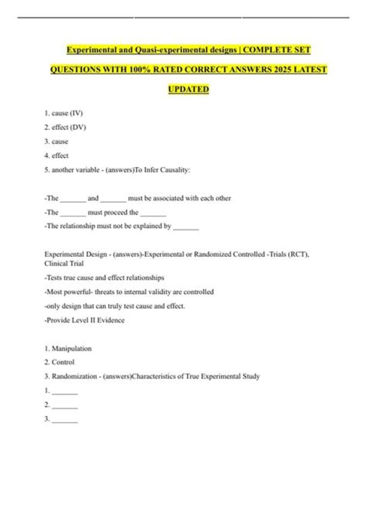Experimental Design Questions & Answers PDF: Essential Guide