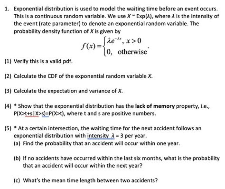 Exponential Distribution Questions & Answers PDF – Expert Solutions