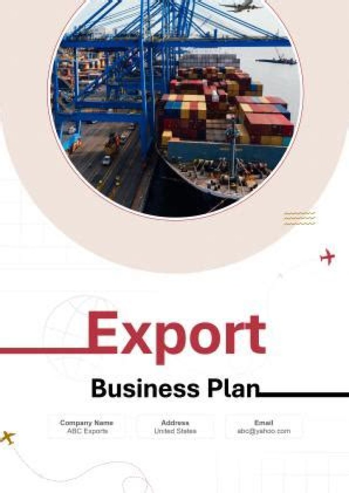 Export Business Plan PDF: Step-by-Step Guide & Template