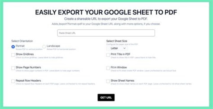 Export Your Spreadsheet to PDF in Seconds