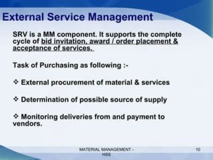 External Service Management in SAP MM PDF: Best Practices & Implementation