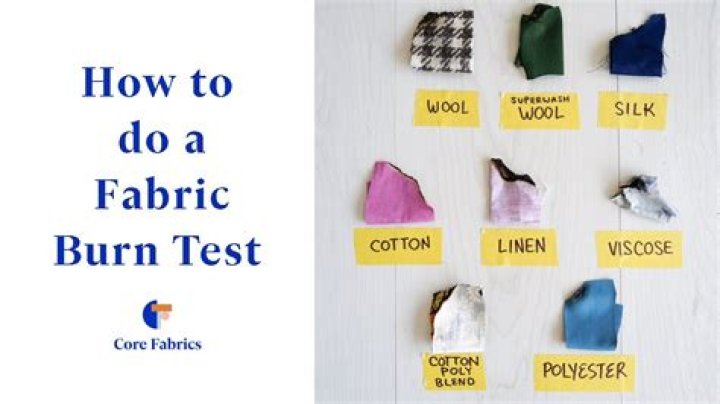 Fabric Burn Test Chart PDF: Safety Standards & Test Results