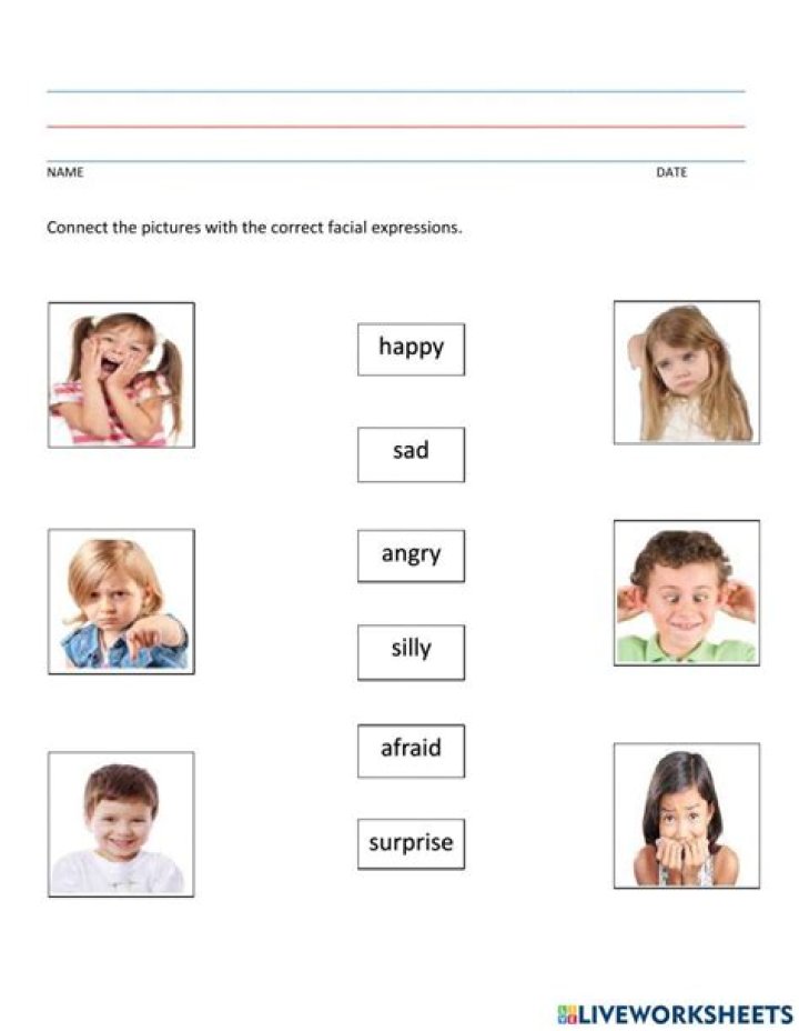 Free Facial Expressions Worksheet PDF: Learn & Practice Emotions