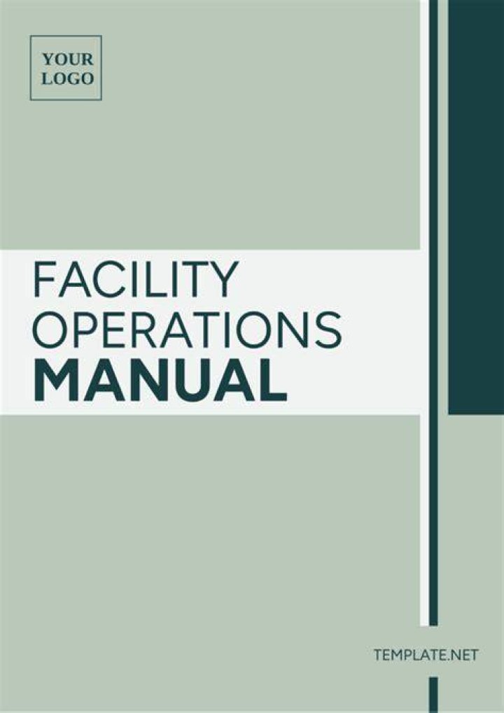 Comprehensive Facility Management Manual PDF for Efficient Operations