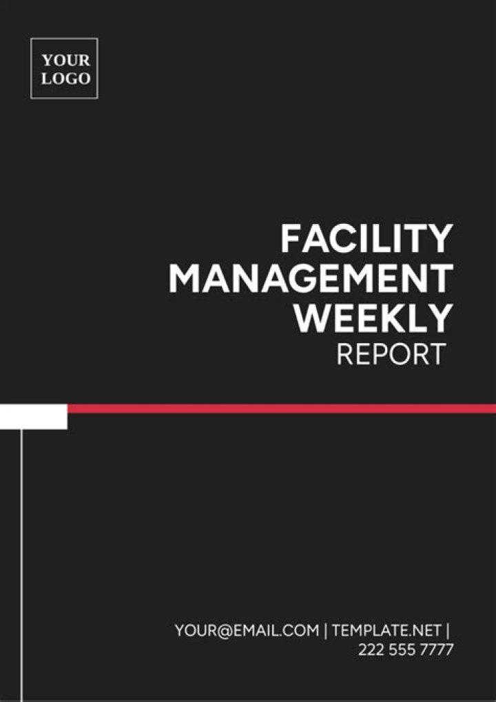 Facility Management Monthly Report PDF – Comprehensive Monthly Summary