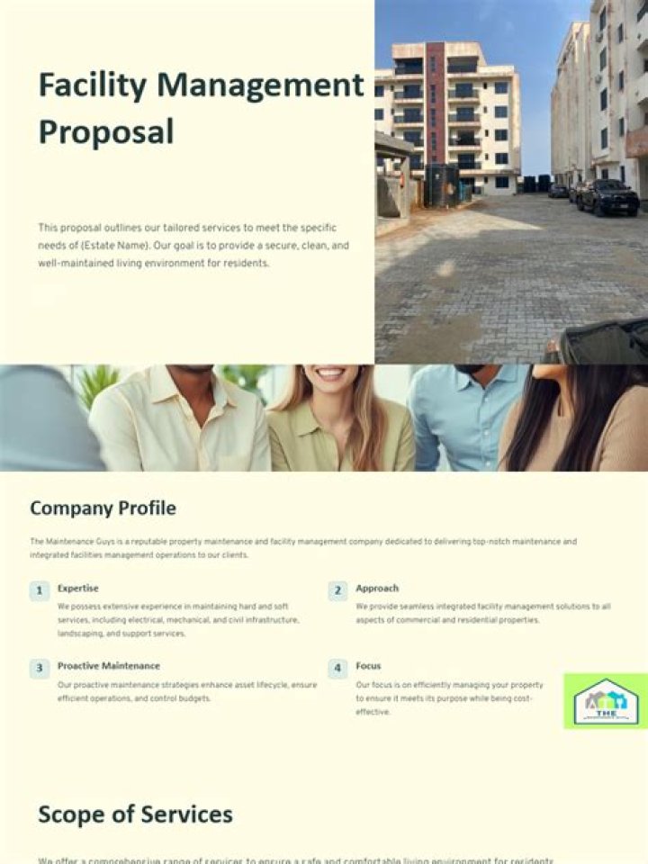 Facility Management Proposal PDF – Expert Solutions Included