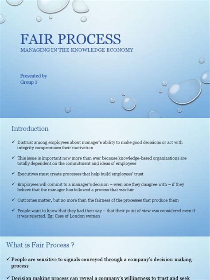 Fair Process Management in the Knowledge Economy: Essential PDF Guide