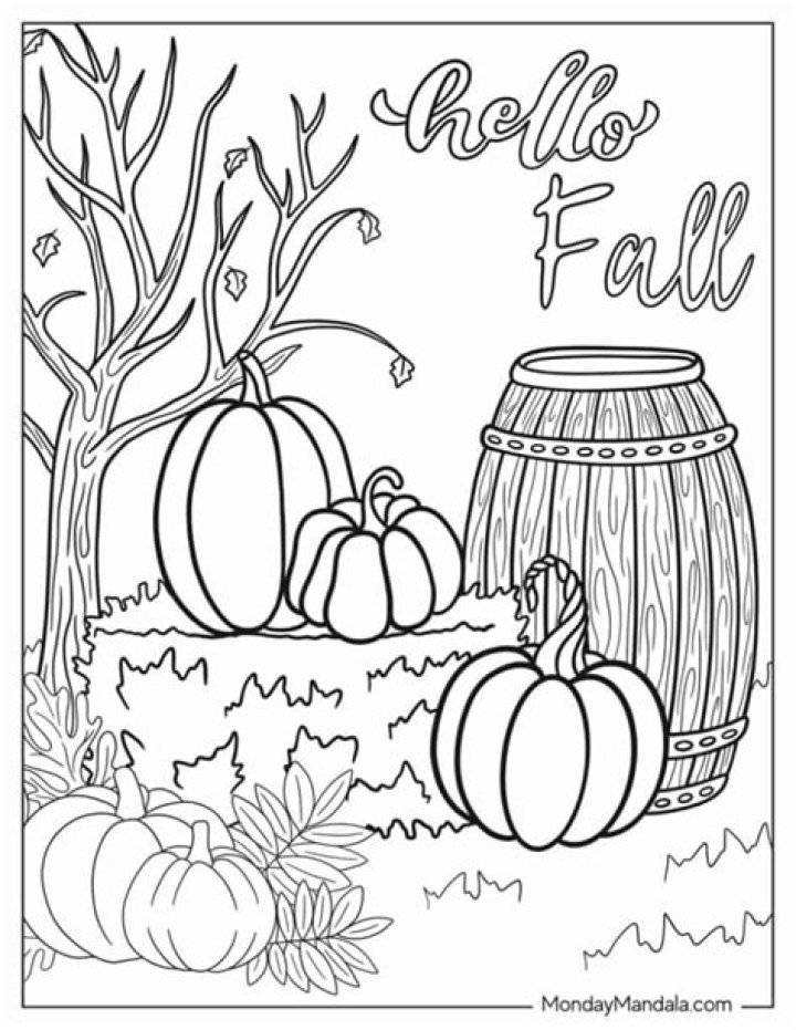Free Printable Fall Color Sheets PDF – Colorful Autumn Leaves for Kids