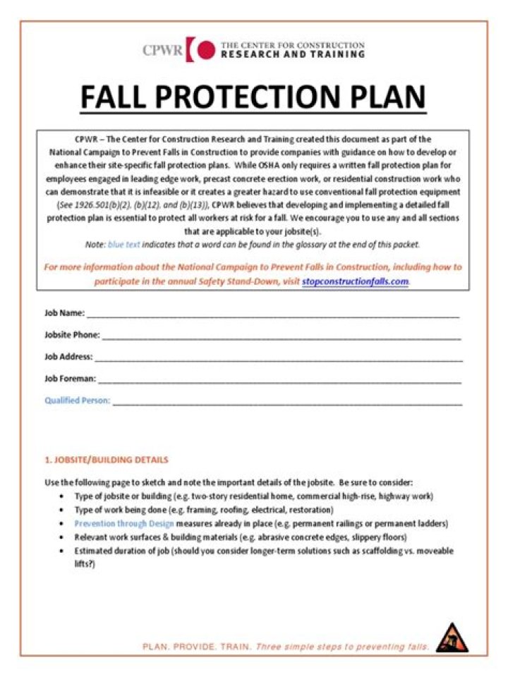 Fall Protection Plan PDF: Essential Safety Guidelines