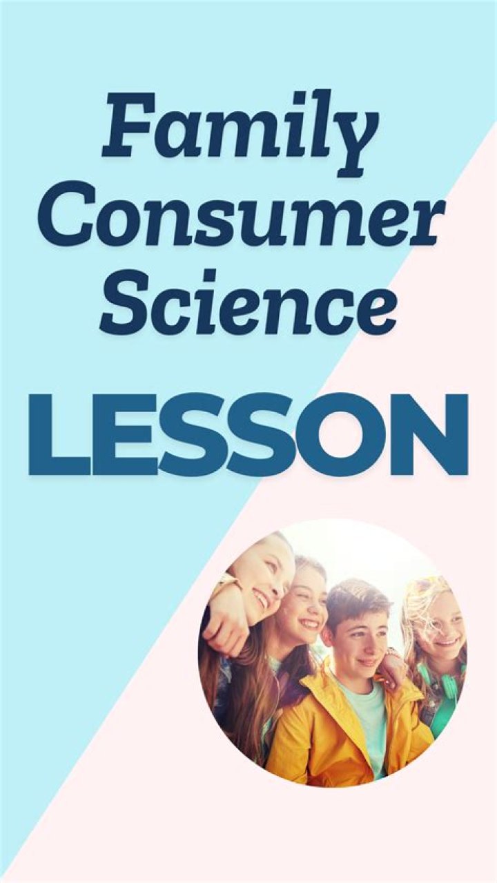 Family and Consumer Science Lesson Plans PDF for Teachers