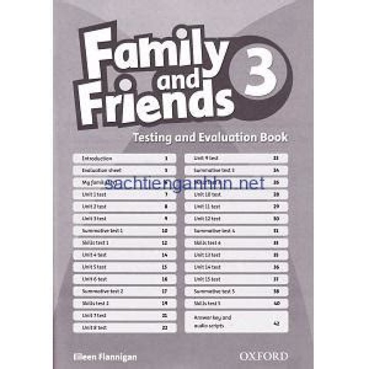 Family and Friends 3 Testing & Evaluation Book – PDF Download