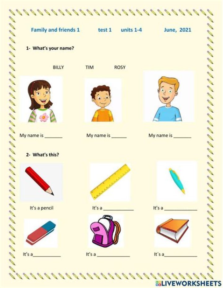 Family & Friends 3 Worksheet PDF: Fun Activities for Bonding