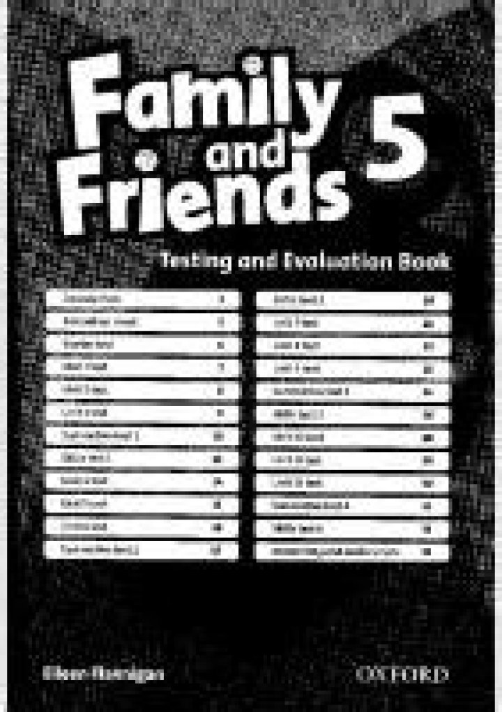 Family and Friends 5-Step Testing & Evaluation Book – PDF Download