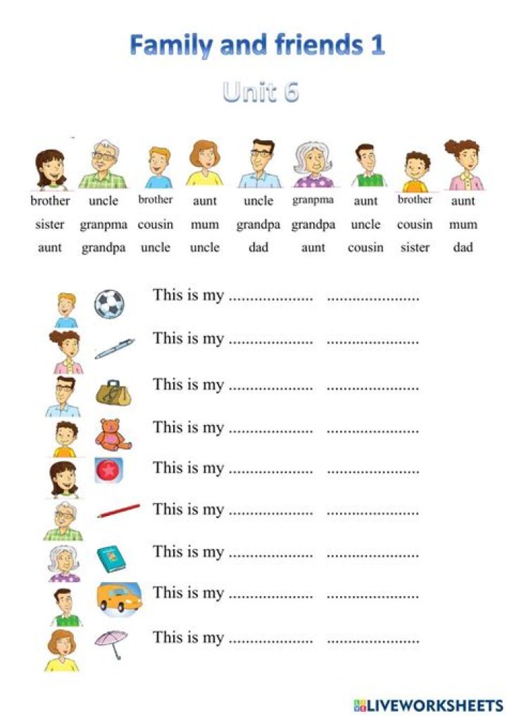 Family & Friends 5 Worksheets PDF – Fun Activities for Quality Bonding