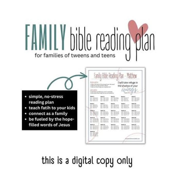 Family Bible Reading Plan PDF: Daily Family Devotion Guide