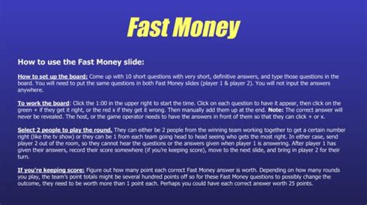 How to Solve Family Feuds for Fast Money: Questions & Answers PDF