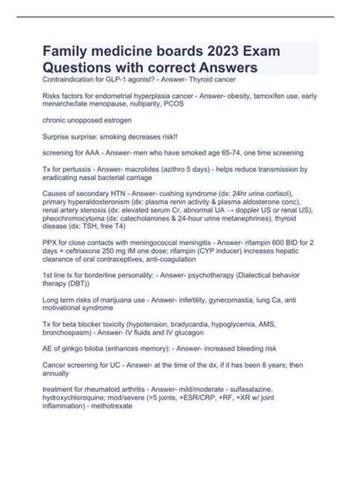 Family Medicine Question Bank PDF – Comprehensive Practice Quiz for Clinicians