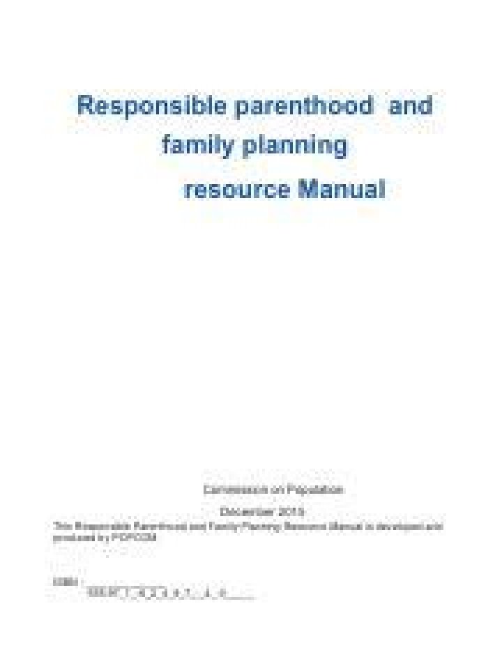 Comprehensive Family Planning Manual PDF Guide