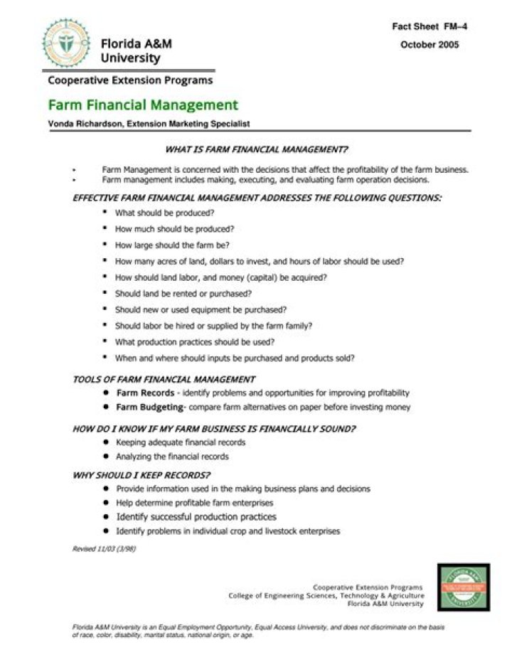Master Farm Financial Management: Essential PDF Guide