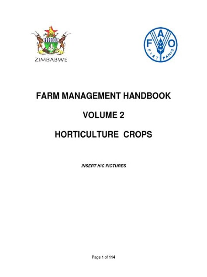 Farm Management Handbook Zimbabwe PDF: Essential Guide for Farmers