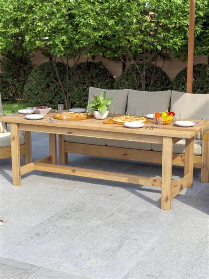 Farm Table Plans PDF: Build Your Rustic Outdoor Dining Solution