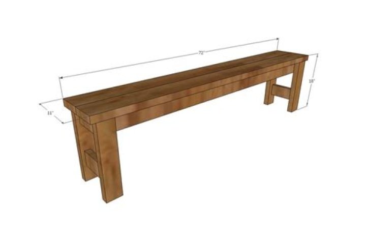 Farmhouse Bench Plans PDF – Easy DIY Farmhouse Bench Designs