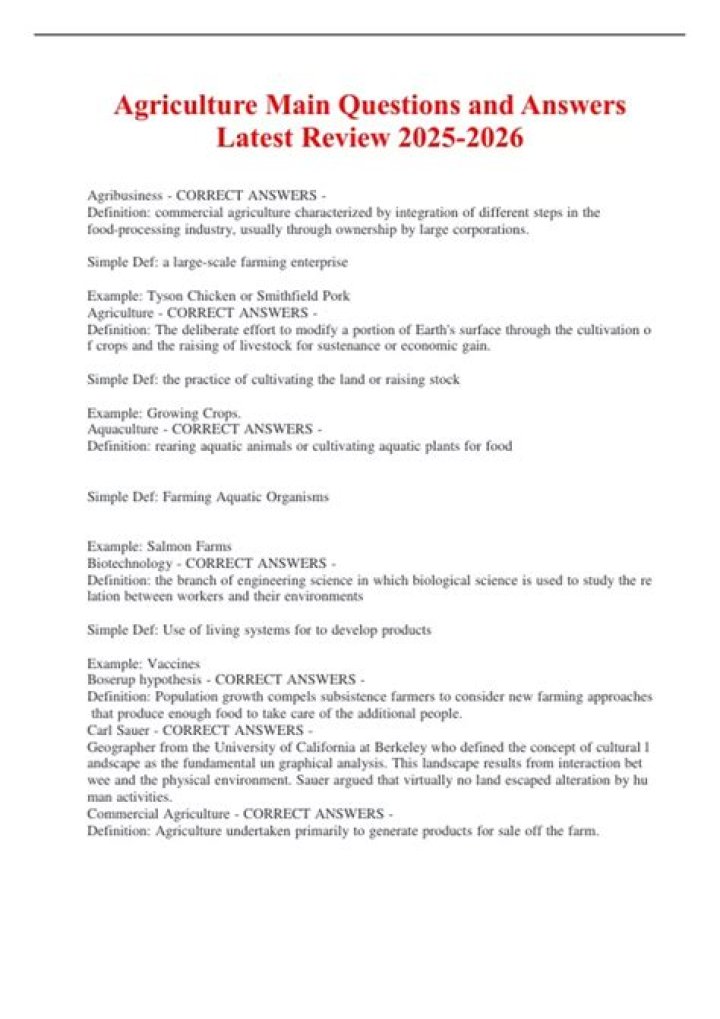 Farming Questions & Answers PDF: Expert Answers to Your Agricultural Queries