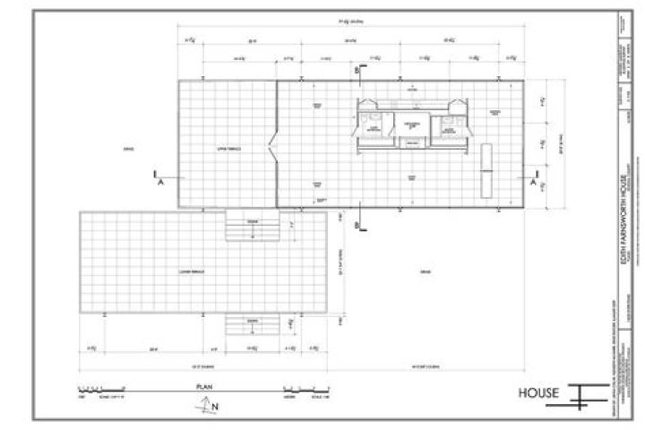 Farnsworth House Plan PDF: Detailed Architectural Drawings
