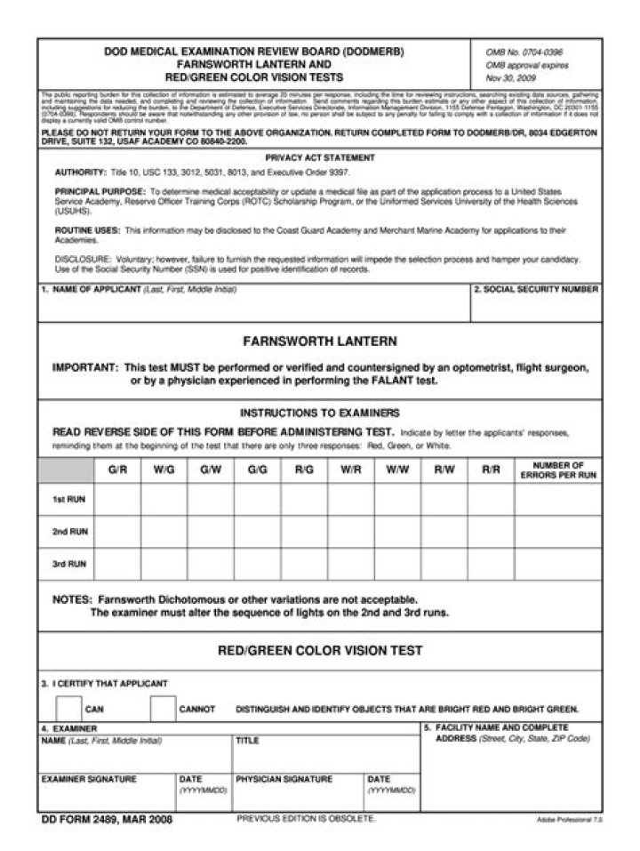 How to Pass the Farnsworth Lantern Test: Free PDF Guide