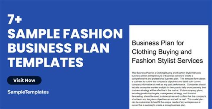 Fashion Design Business Plan PDF: Step-by-Step Guide