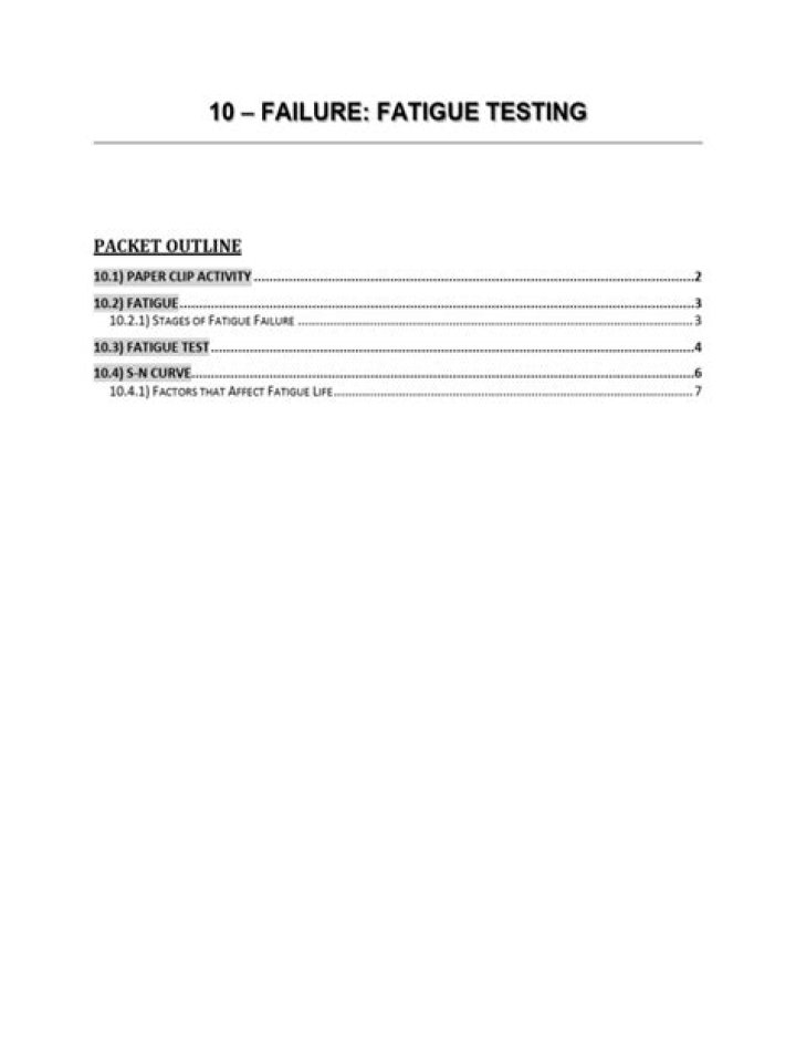 Comprehensive Guide to Fatigue Testing Methods PDF