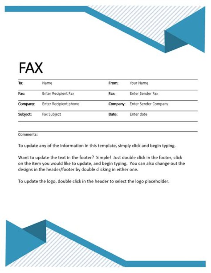 Fax Cover Sheet Template Word PDF – Download Free Format