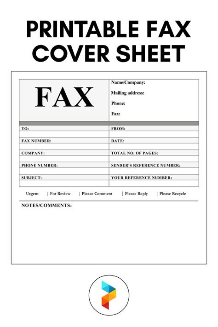 Download Professional Fax Cover Sheets PDF for Easy Document Submission