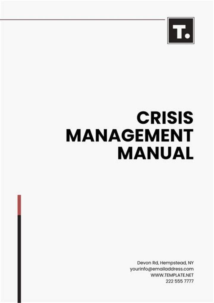 FCPS Crisis Management Manual PDF: Essential Guide for Effective Response