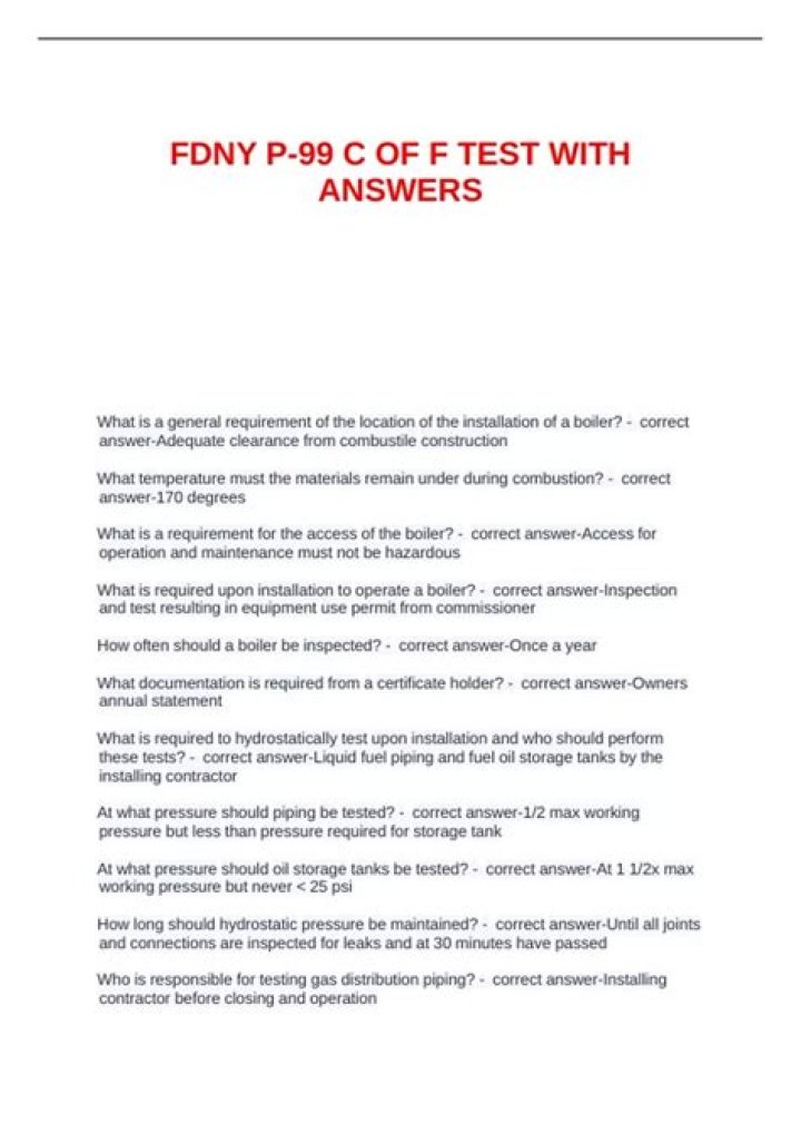 Fdny Practice Test PDF – Pass Your Exam with Confidence