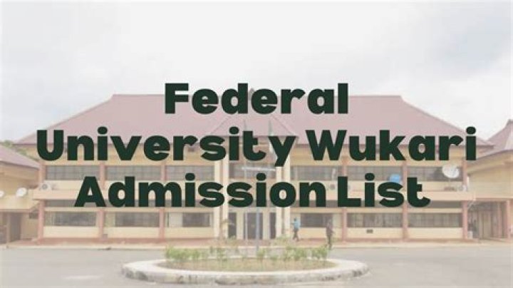 Federal University Wukari 2027 Admission List PDF – Official Enrollment List