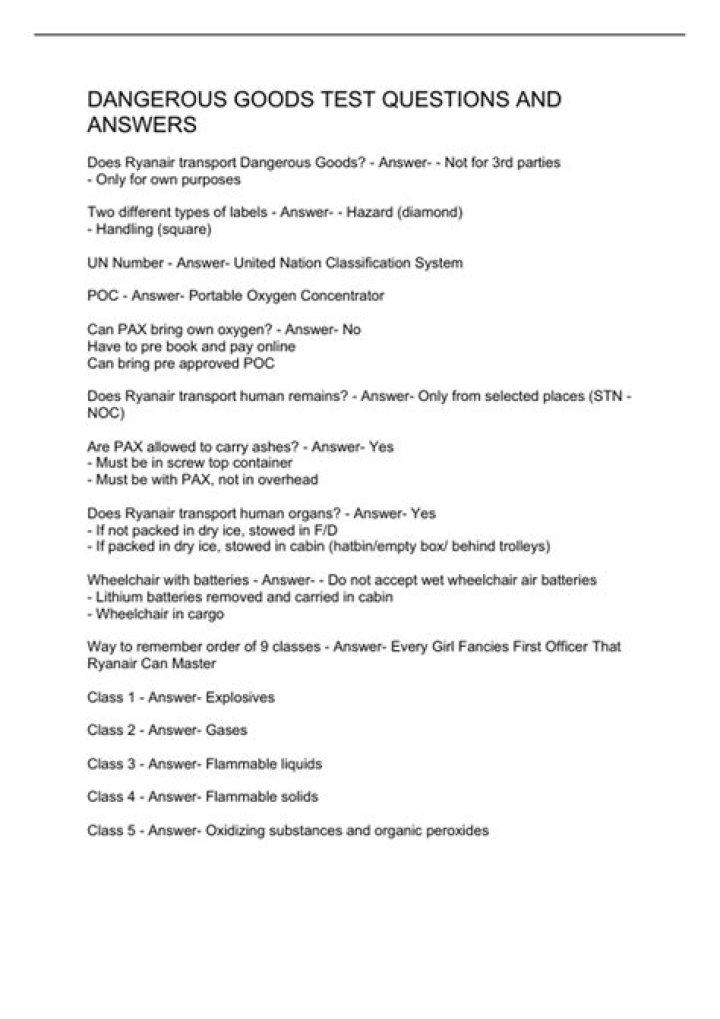 FedEx Dangerous Goods Test Answers PDF – Complete Guide & Passing Tips