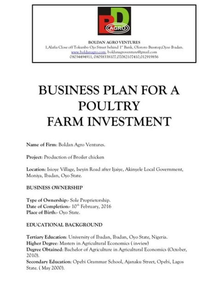 Feed & Farm Supply Business Plan PDF: Start Your Success