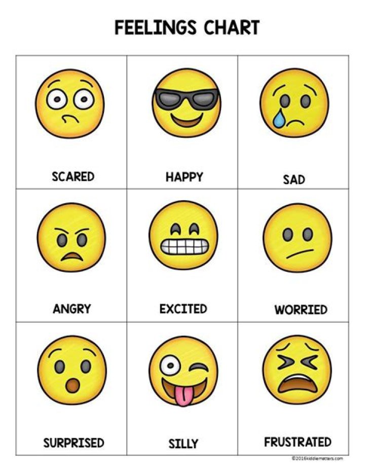 Feelings List with Faces PDF – Download Free Emotional Expressions Guide