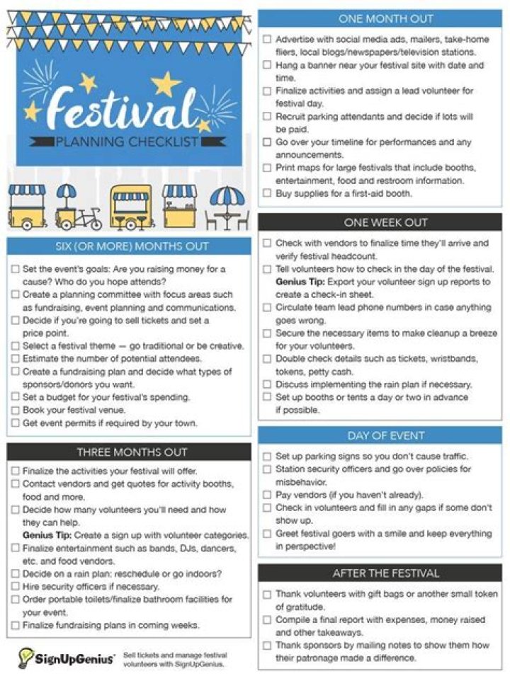 Festival Planning Guide PDF: Your Step-by-Step Checklist