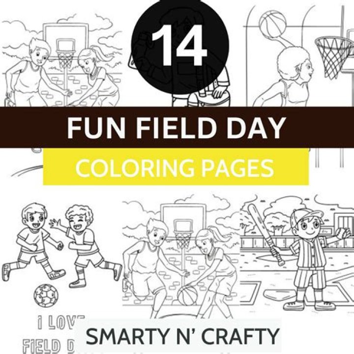 Field Day Coloring Sheet PDF – Download Free Printable Activity