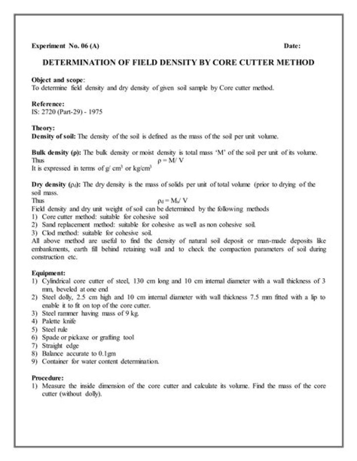 Field Density Test Calculation PDF: Accurate Results in One Download