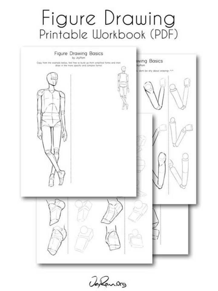 Free Figure Drawing Worksheet PDF – Perfect for Artists
