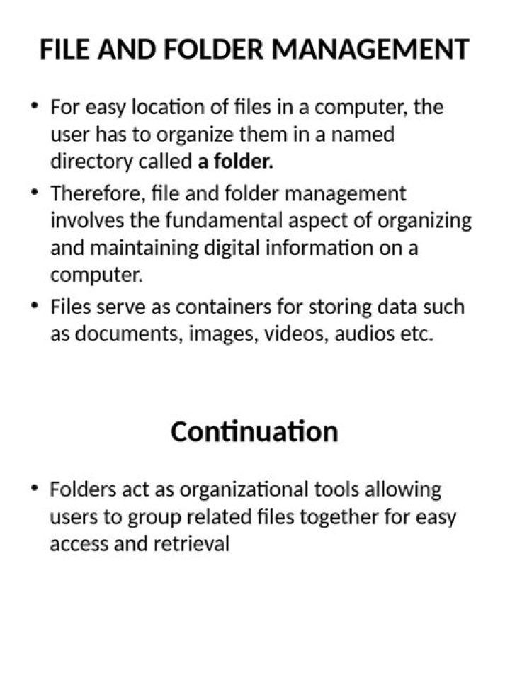 Master File and Folder Management with PDF Guide