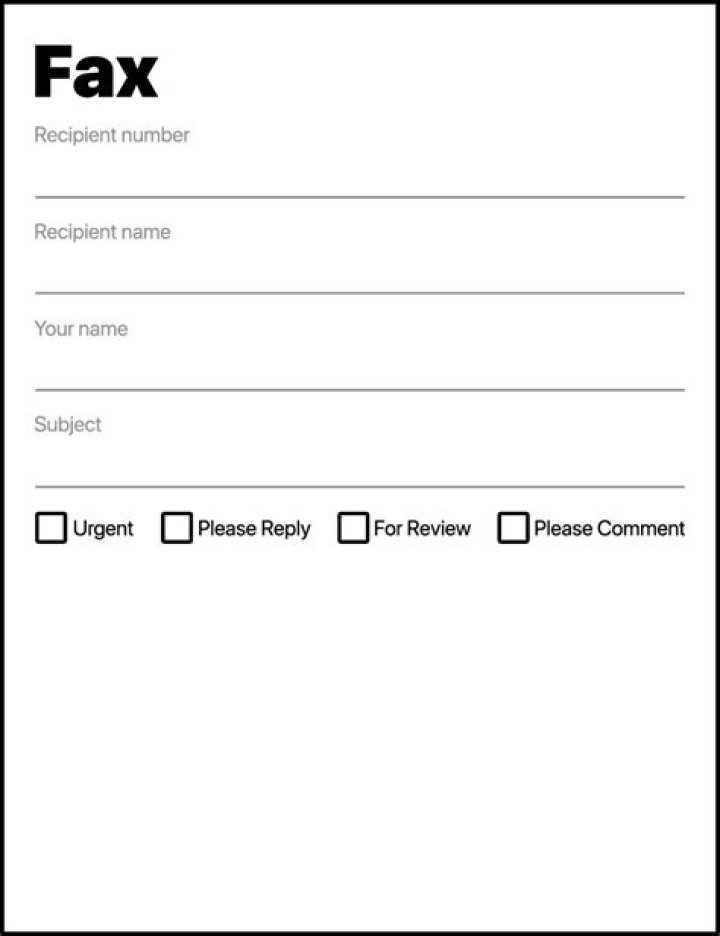 Free Fillable Printable PDF Fax Cover Sheet for Easy Download