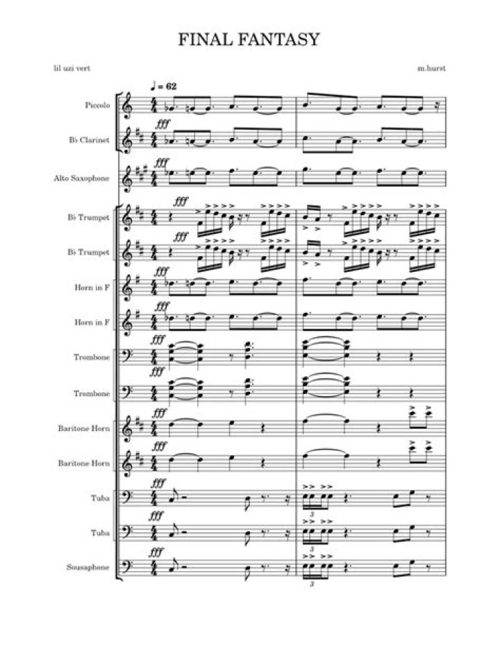 Final Fantasy Sheet Music Book PDF Download – Play Your Favorite Tunes