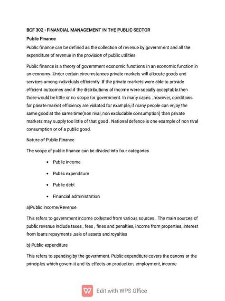Mastering Financial Management in the Public Sector: A Comprehensive PDF Guide