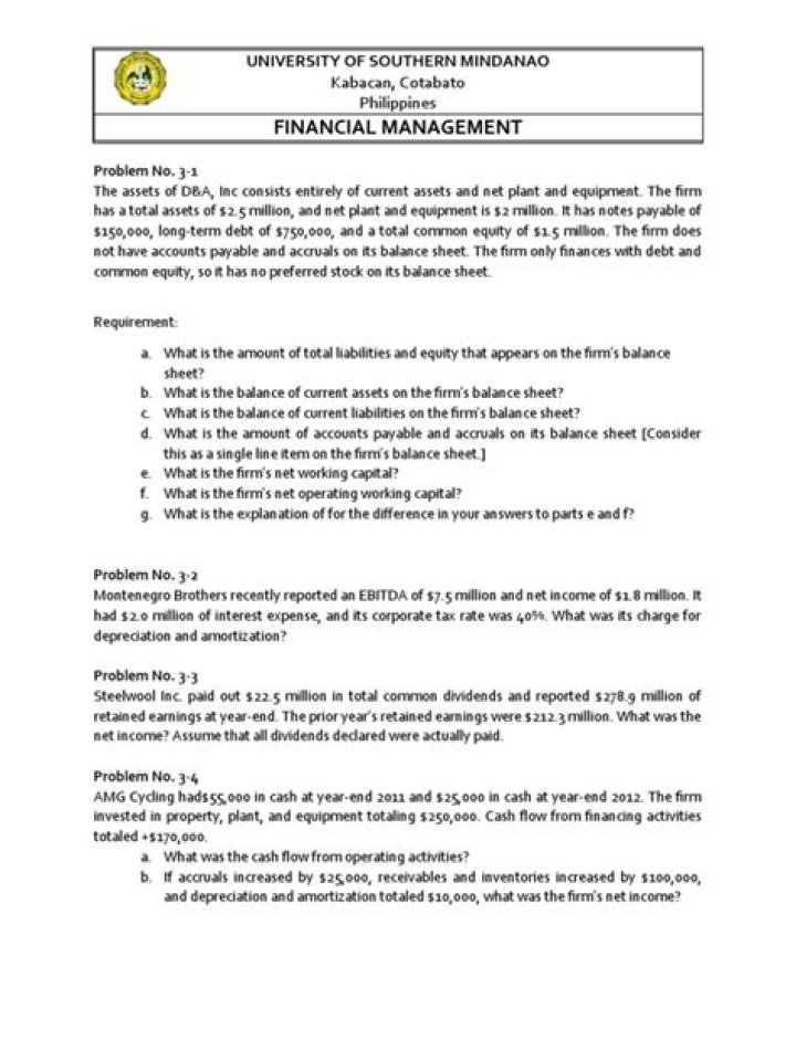Financial Management Problems and Solutions PDF: Expert Guide