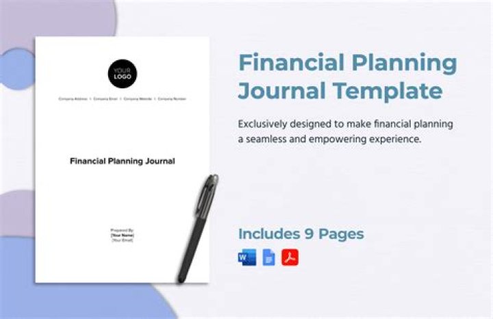 Financial Planning Journal PDF: Track Goals, Manage Money Effectively