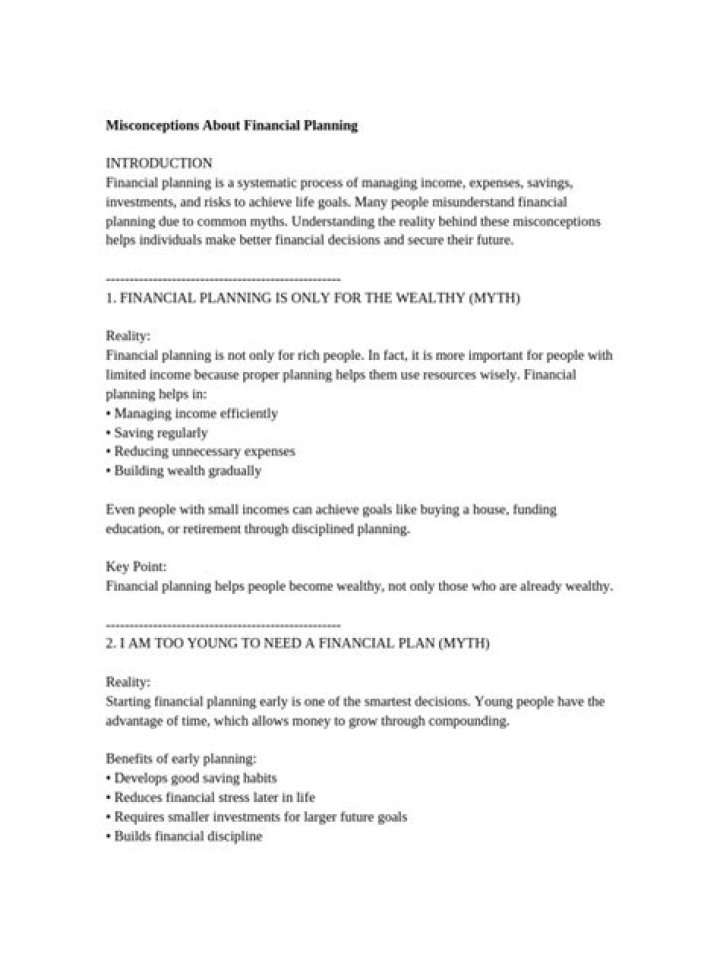 Financial Planning Notes PDF: Master Your Money Management